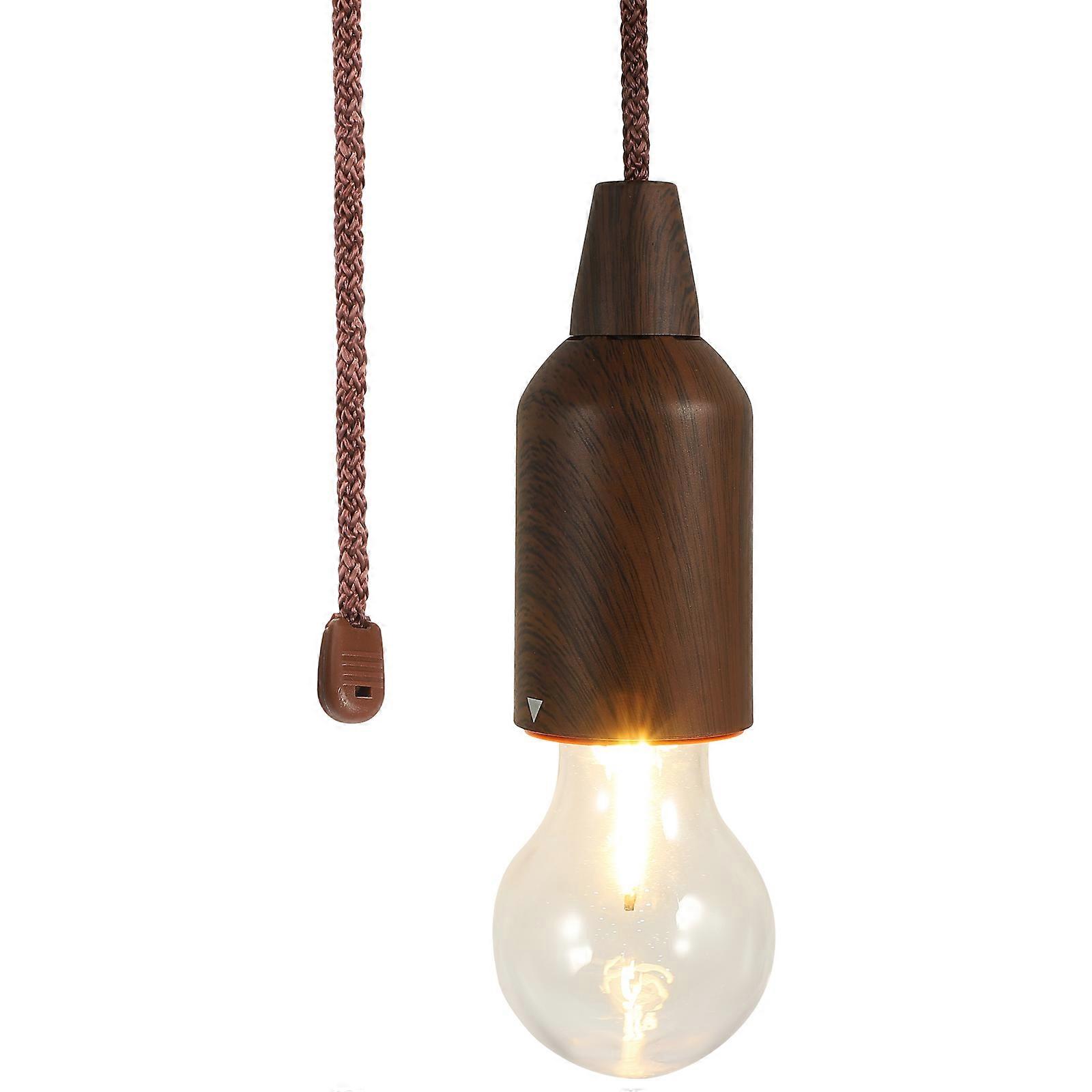 Tent Pull String Bulb Camping Light For Outdoor Trips Round Shape PC Material 1Pcs