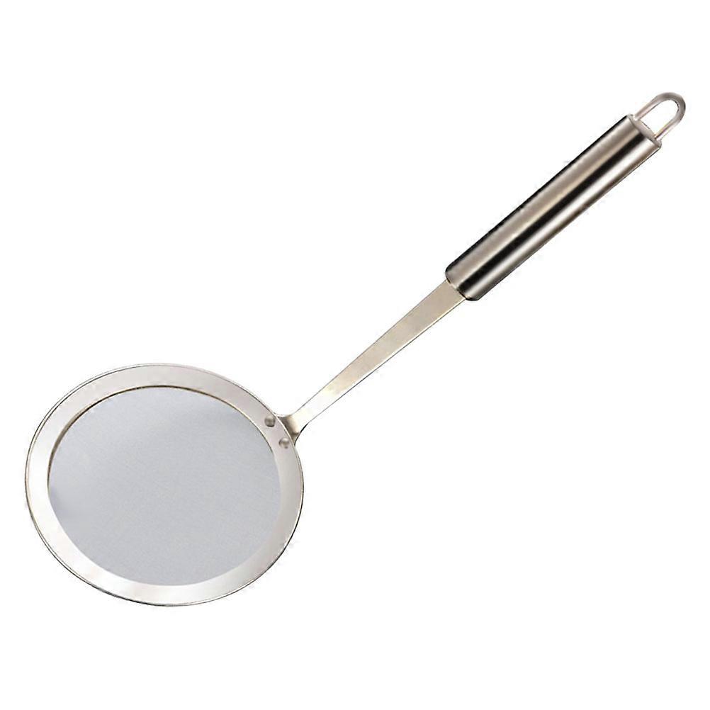 Handheld Strainer Spider Strainer Skimmer Kitchen Tool Silver 33.8X12CM 1Pc