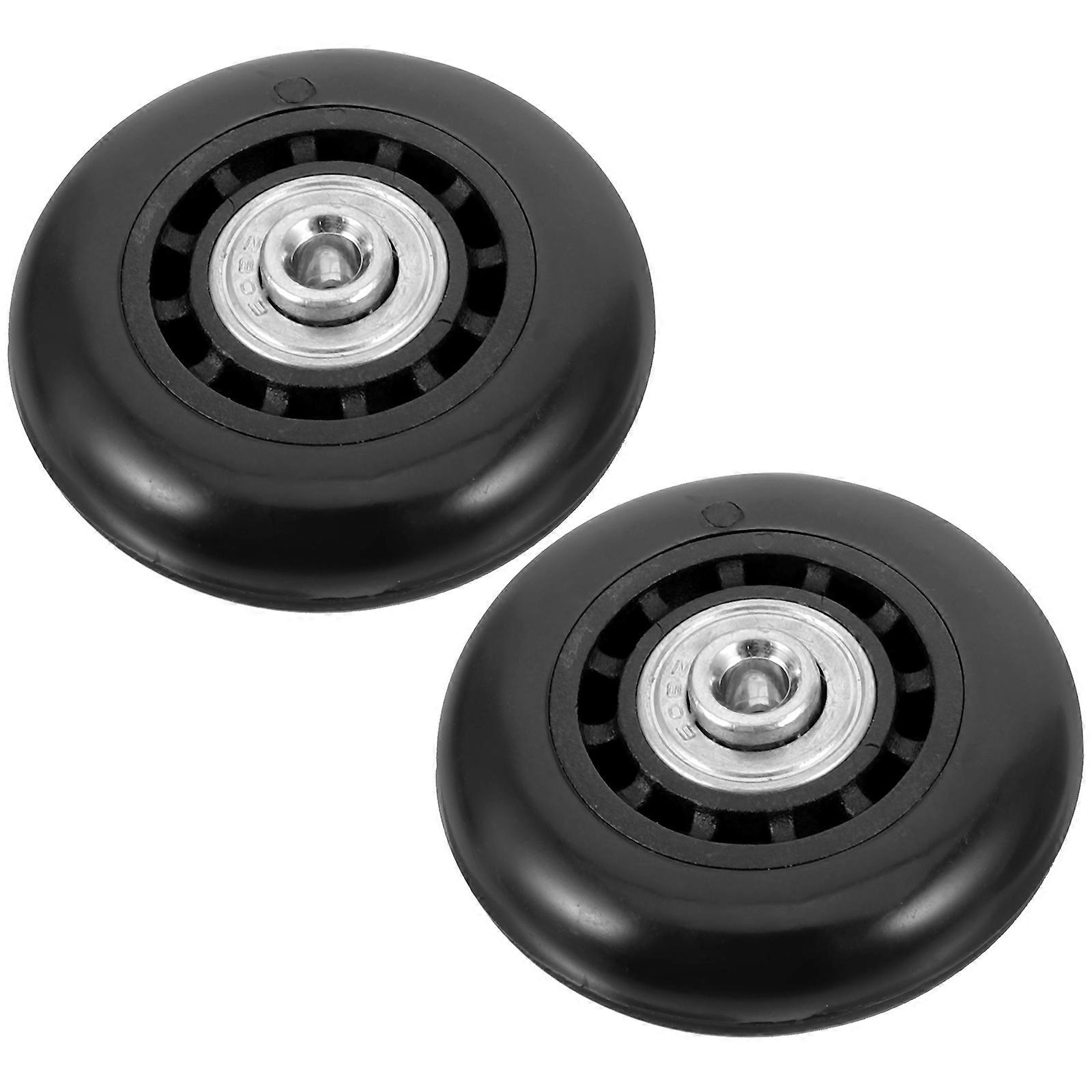 Caster Wheels For Luggage Replacement Suitcase Travel Plastic 2Pcs