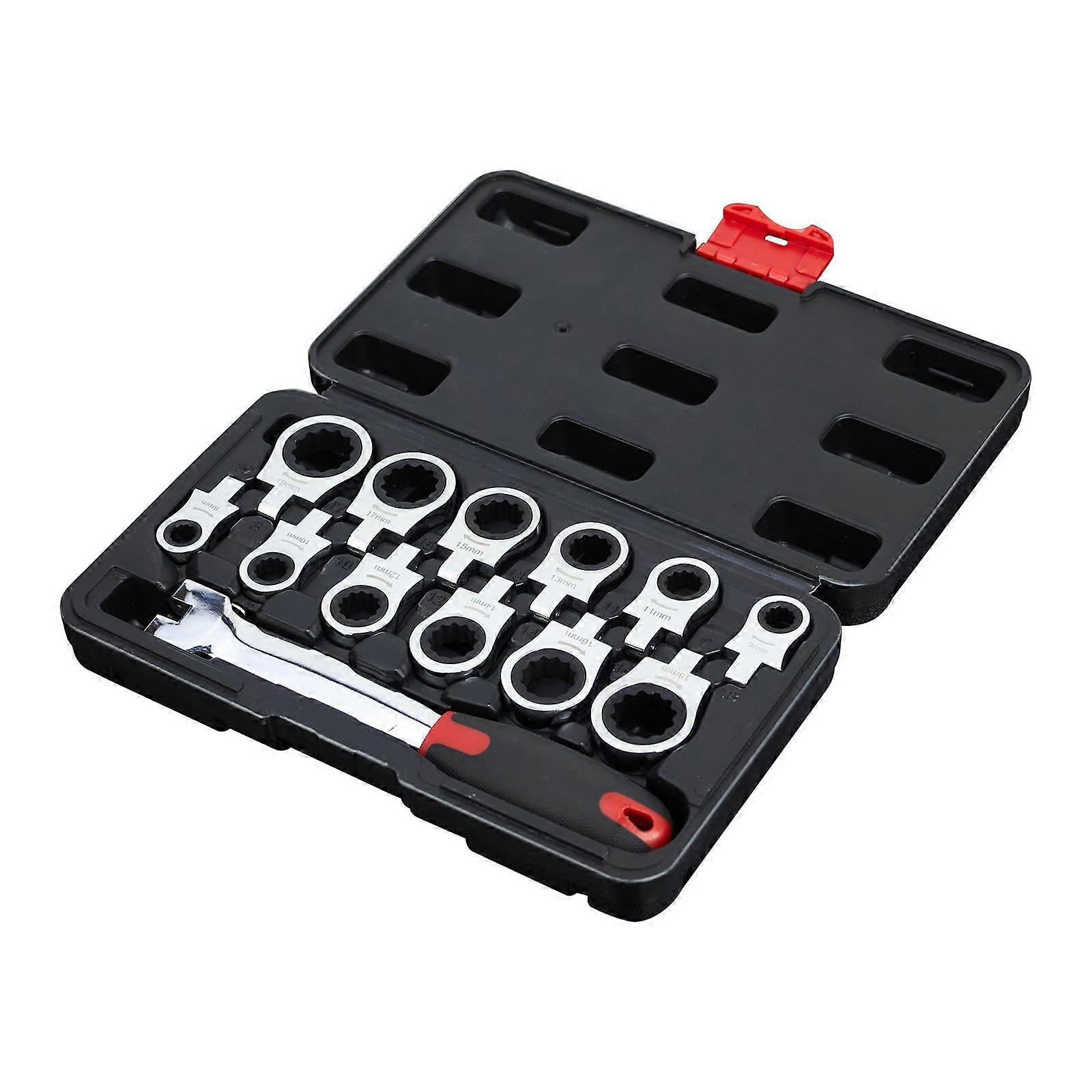 12-in-1 Ratchet Wrench Set with Quick Change Heads, High Durability, Easy Swap for Efficient Use