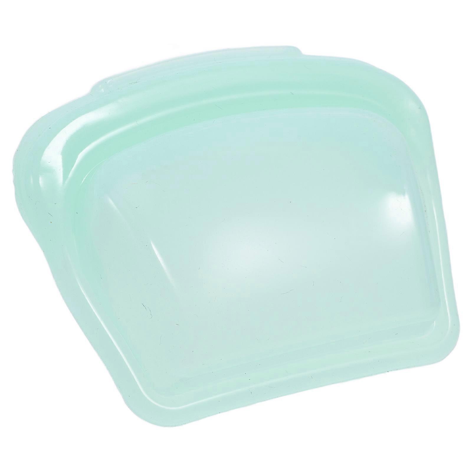 Silicone Pouches Reusable Medication Pouch Rectangular Simple Design Medicine Container Travel On-the-go Use 50ml 1Set