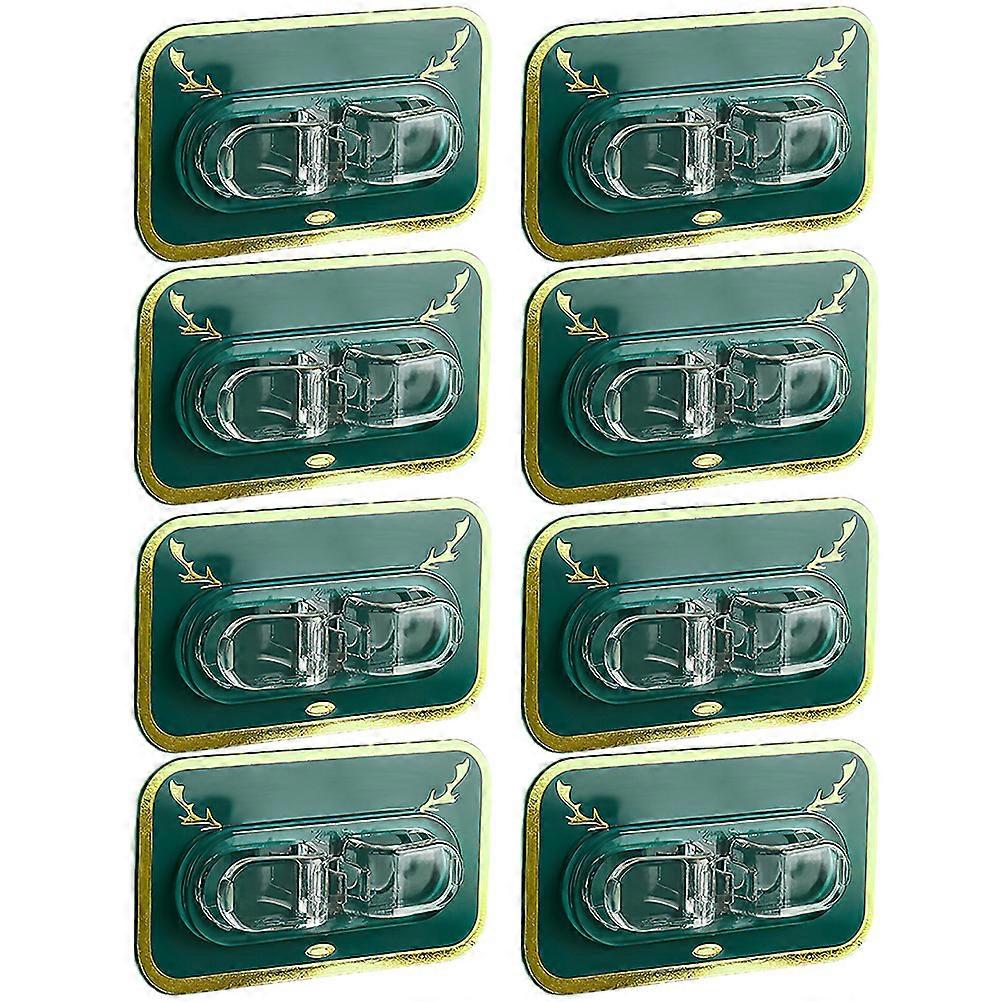 Charging Cable Holder Cord Keeper For Electronics Office Use Green 7X4X1CM Cable Management 8Pcs