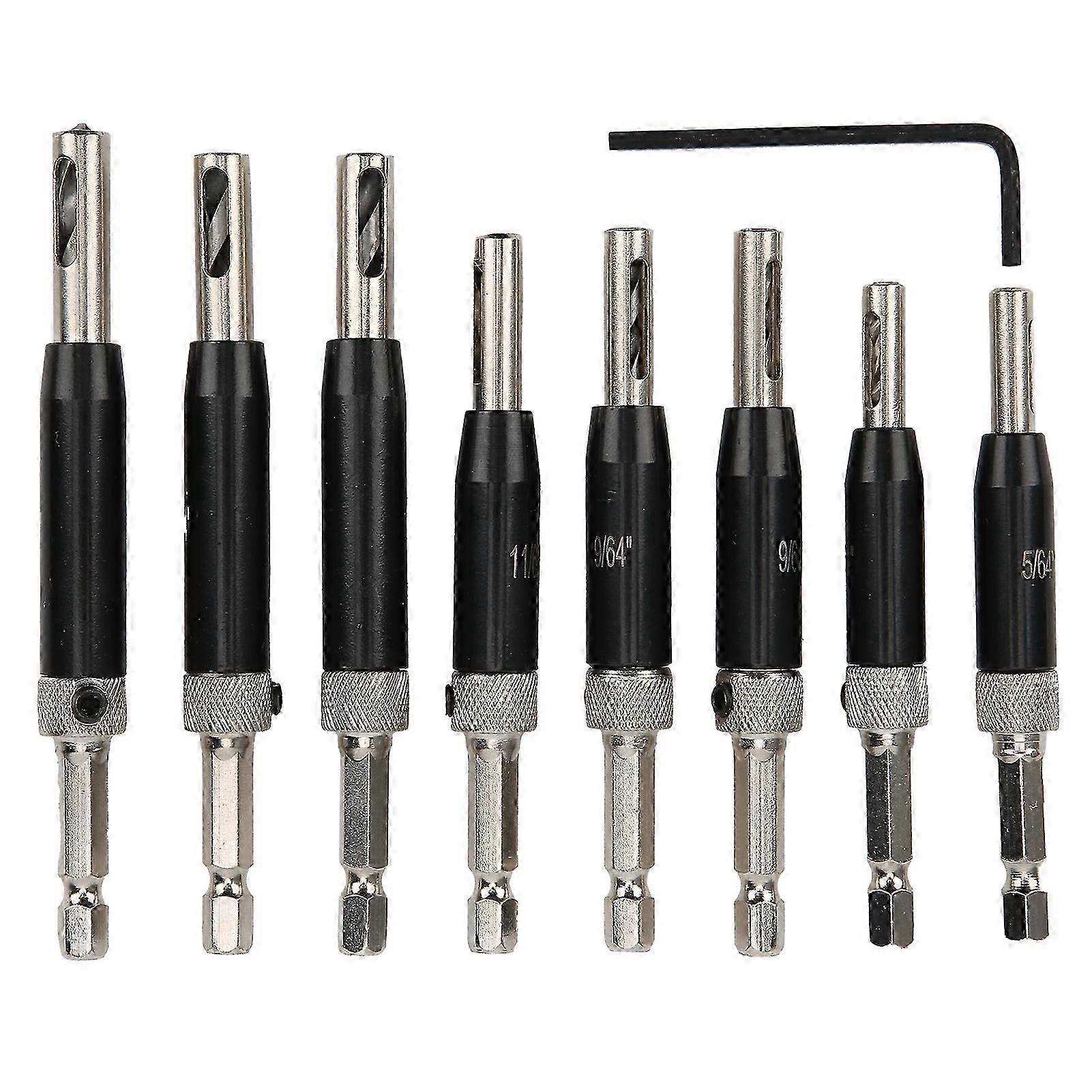 Hinge Drill Bit Set Hinge Window Door Cabinet Drilling Hole Puncher Woodworking Tool