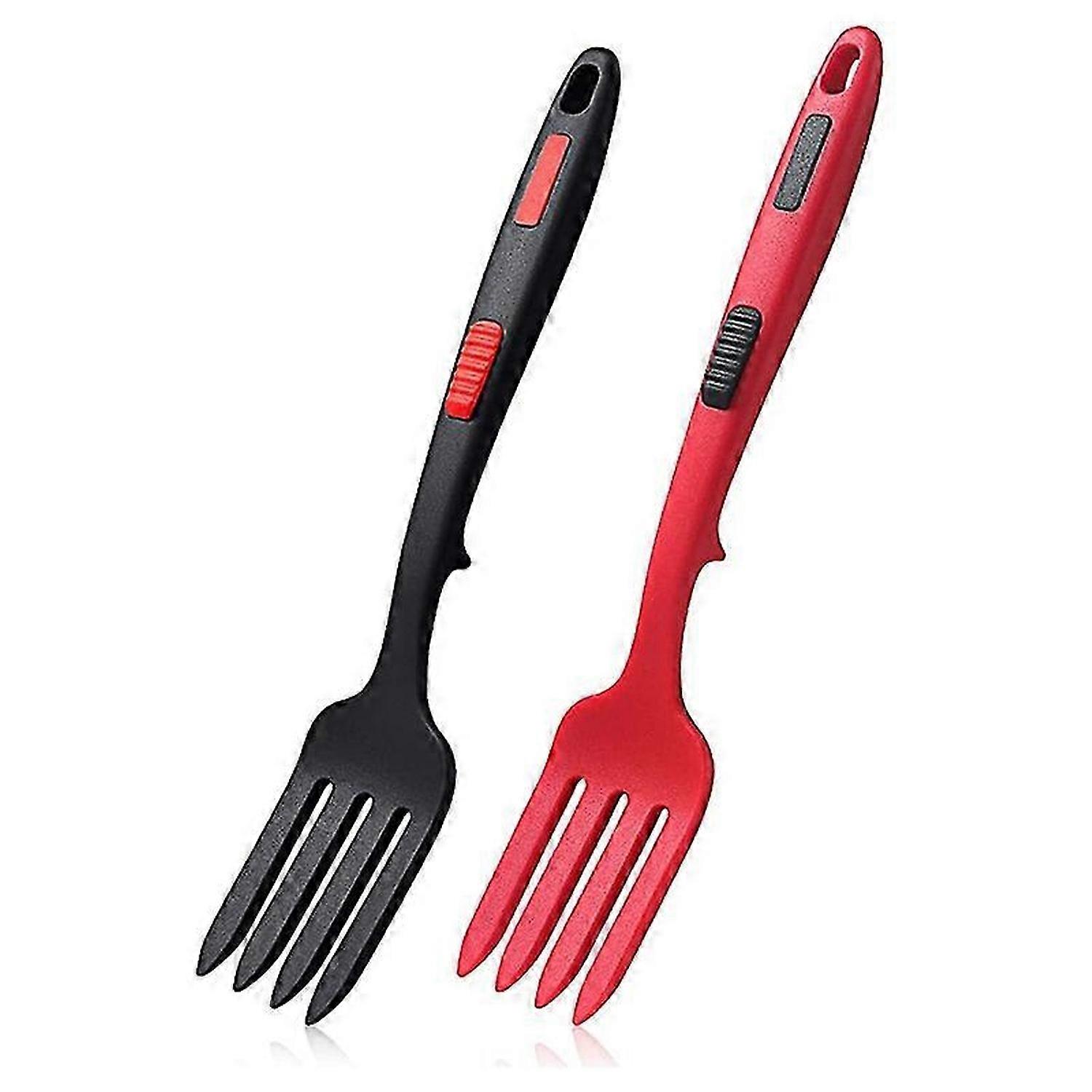 Silicone Flexible Fork, Heat-Resistant Cooking Fork Tools Dishwasher Safe Kitchen Fork Kitchen Non S