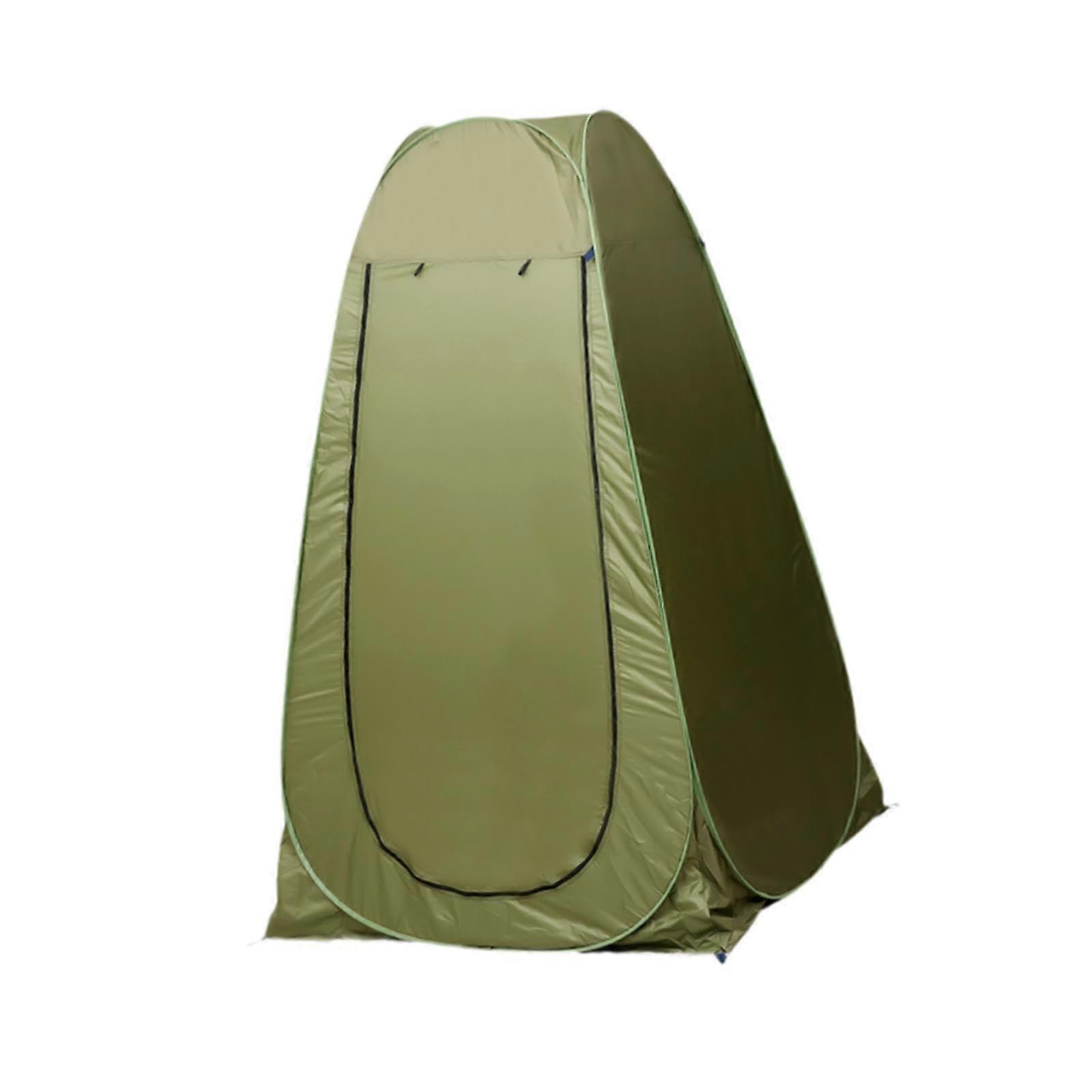 Privacy Shower Tent - Waterproof Lightweight Dressing Changing Room for Camping, Beach, Outdoor Toilets, Green Color
