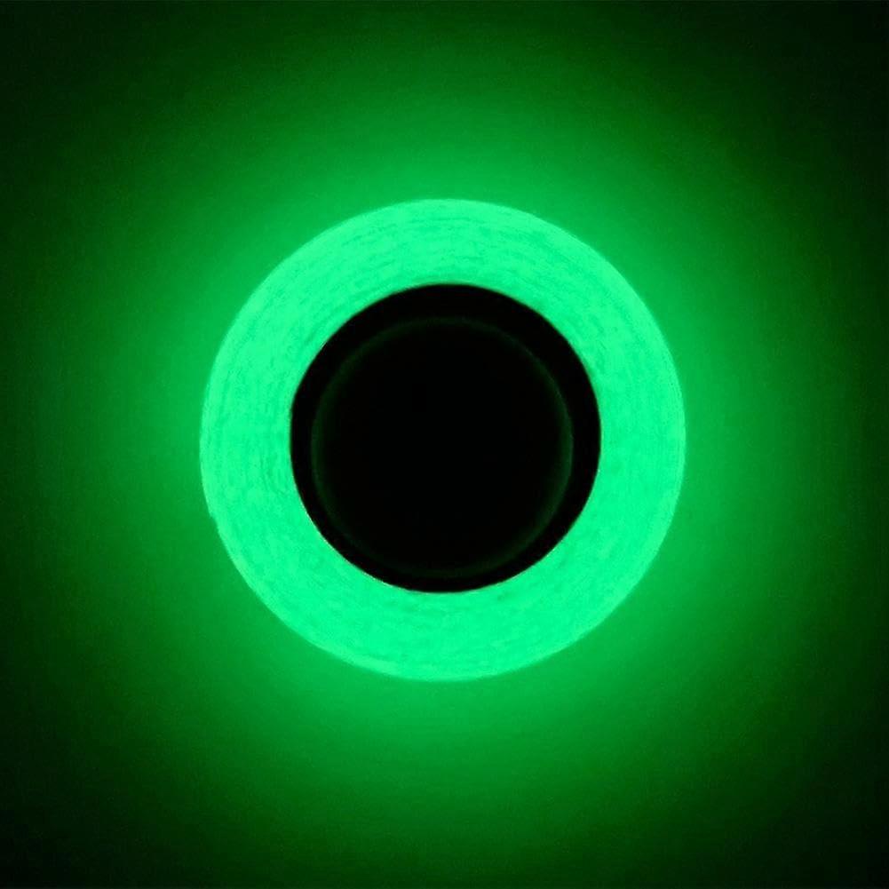 Luminous Tape 3m X 1.5cm Glow-In-The-Dark Emergency Safety Tape For Stairs, Walls, Exit Signs Strong Adhesive 1 Roll