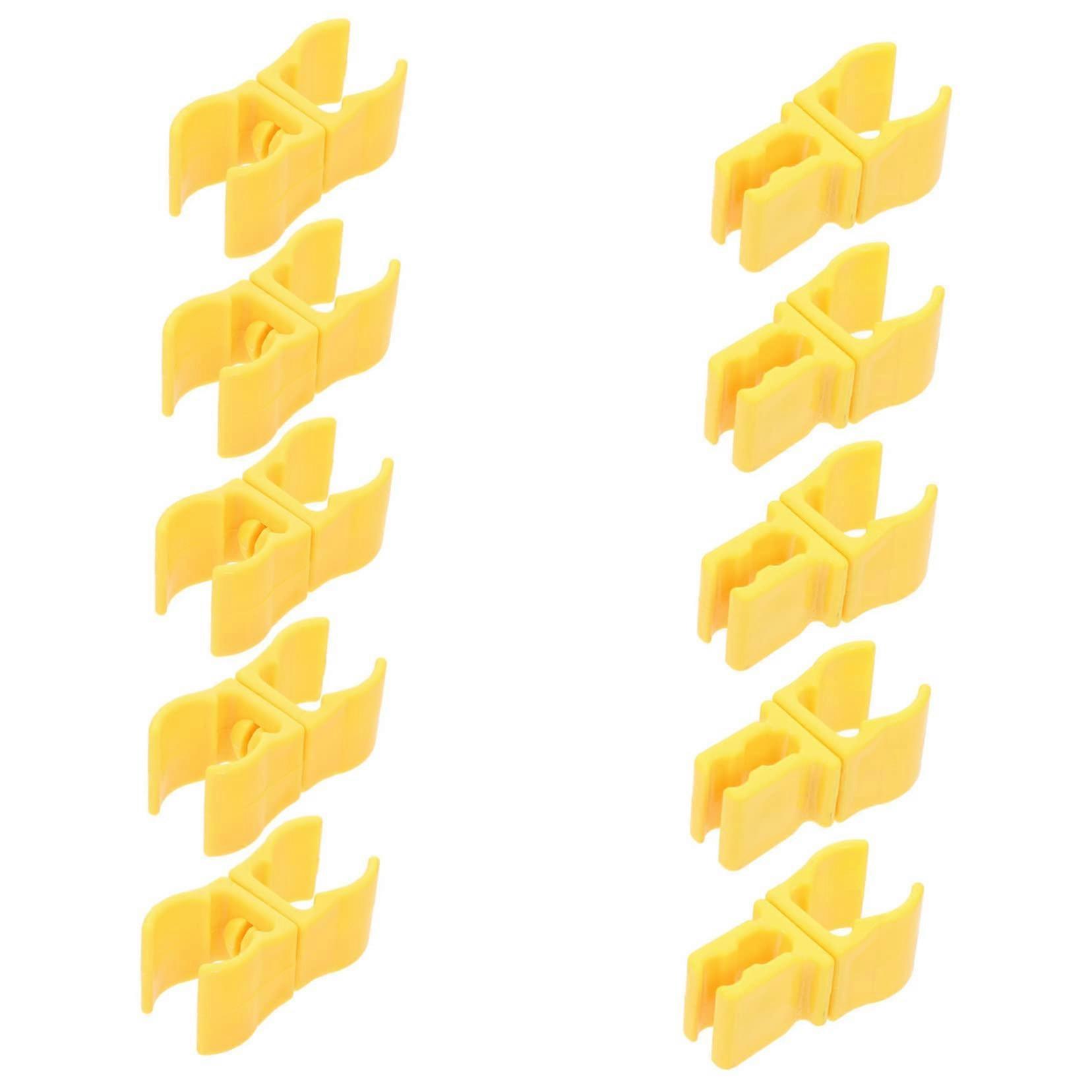 10 pieces Wicker soccer goal connection clips fastening clips for training and soccer goal sturdy fixing clips environmentally friendly material