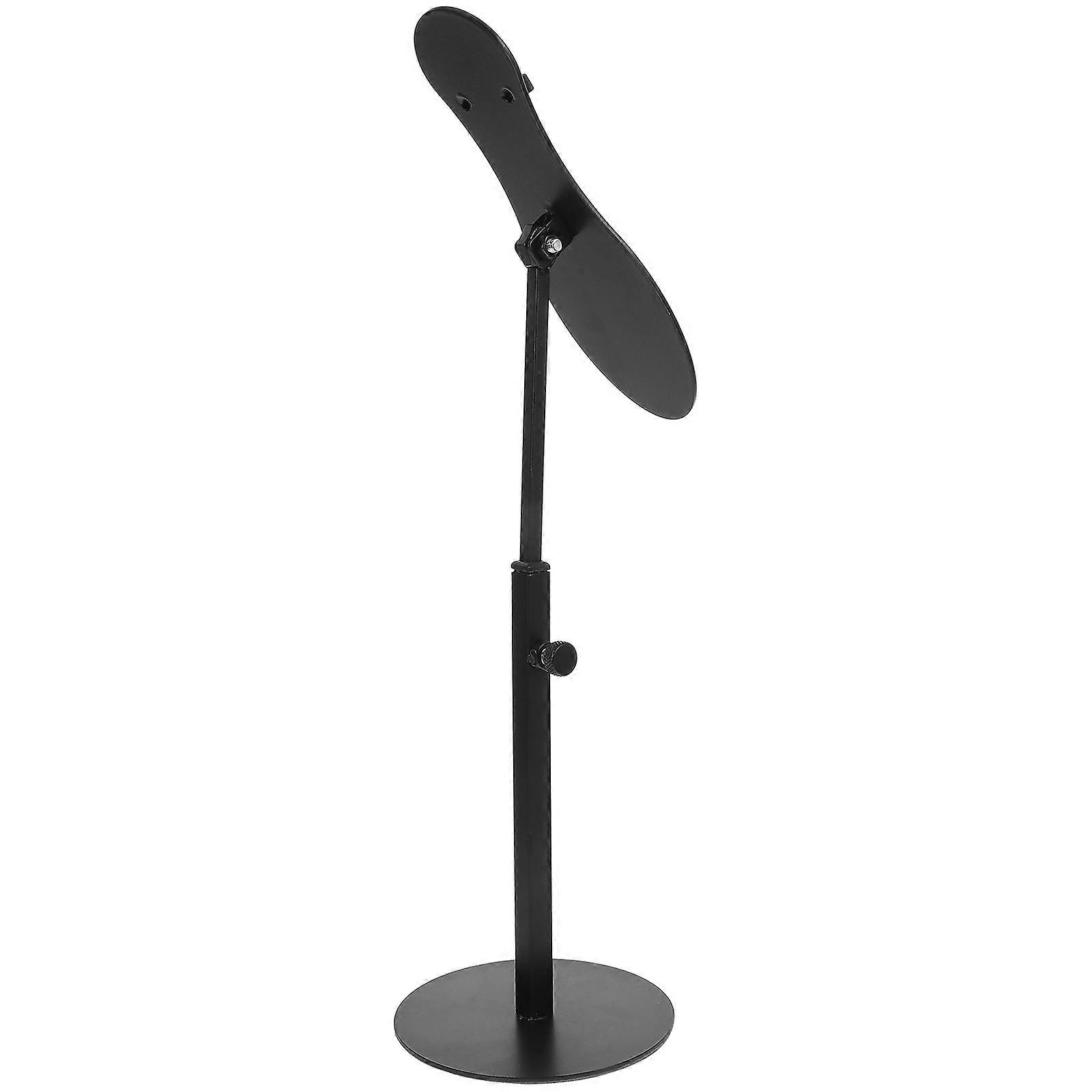 Adjustable Black Shoe Display Riser for High Heels, Sneakers, and Boots – Versatile Footwear Holder for Elegant Presentation