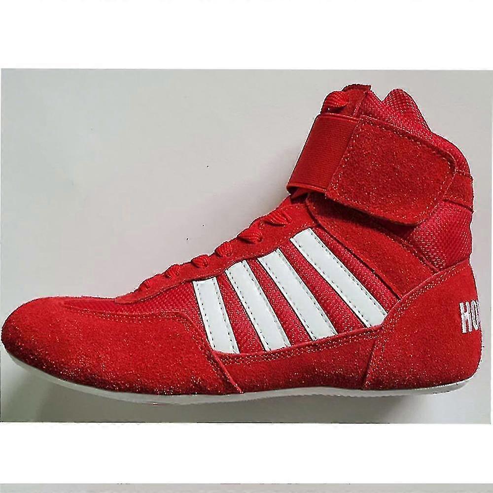 Schnür-Wrestlingschuhe mit Gummilaufsohle