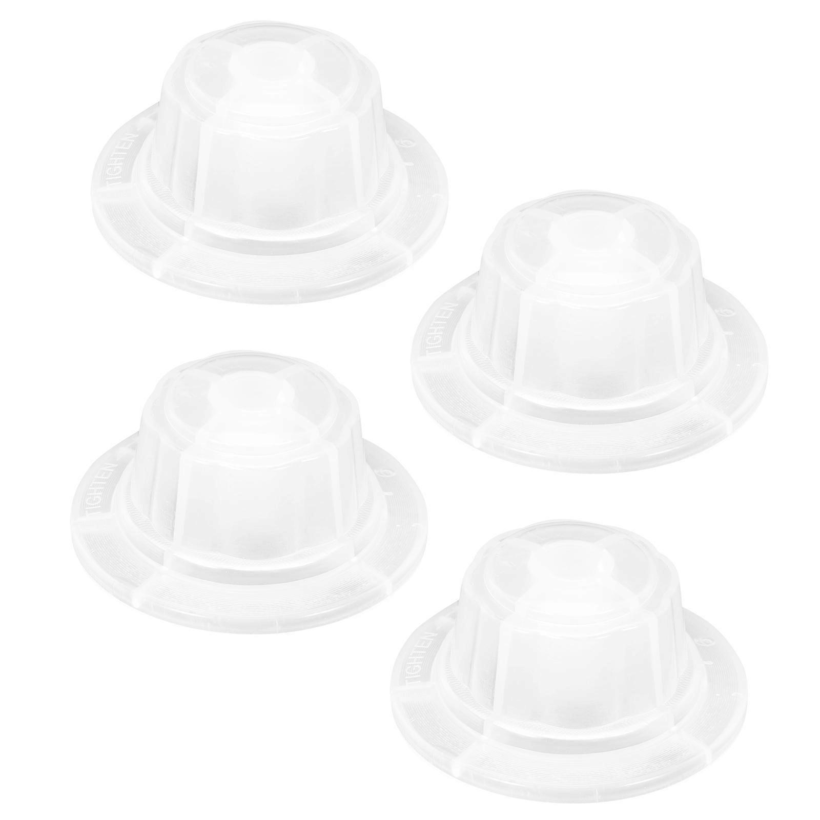 Fan Nut Cover Plastic Secure Fixation Replacement Part for Pedestal Fan 4Pcs