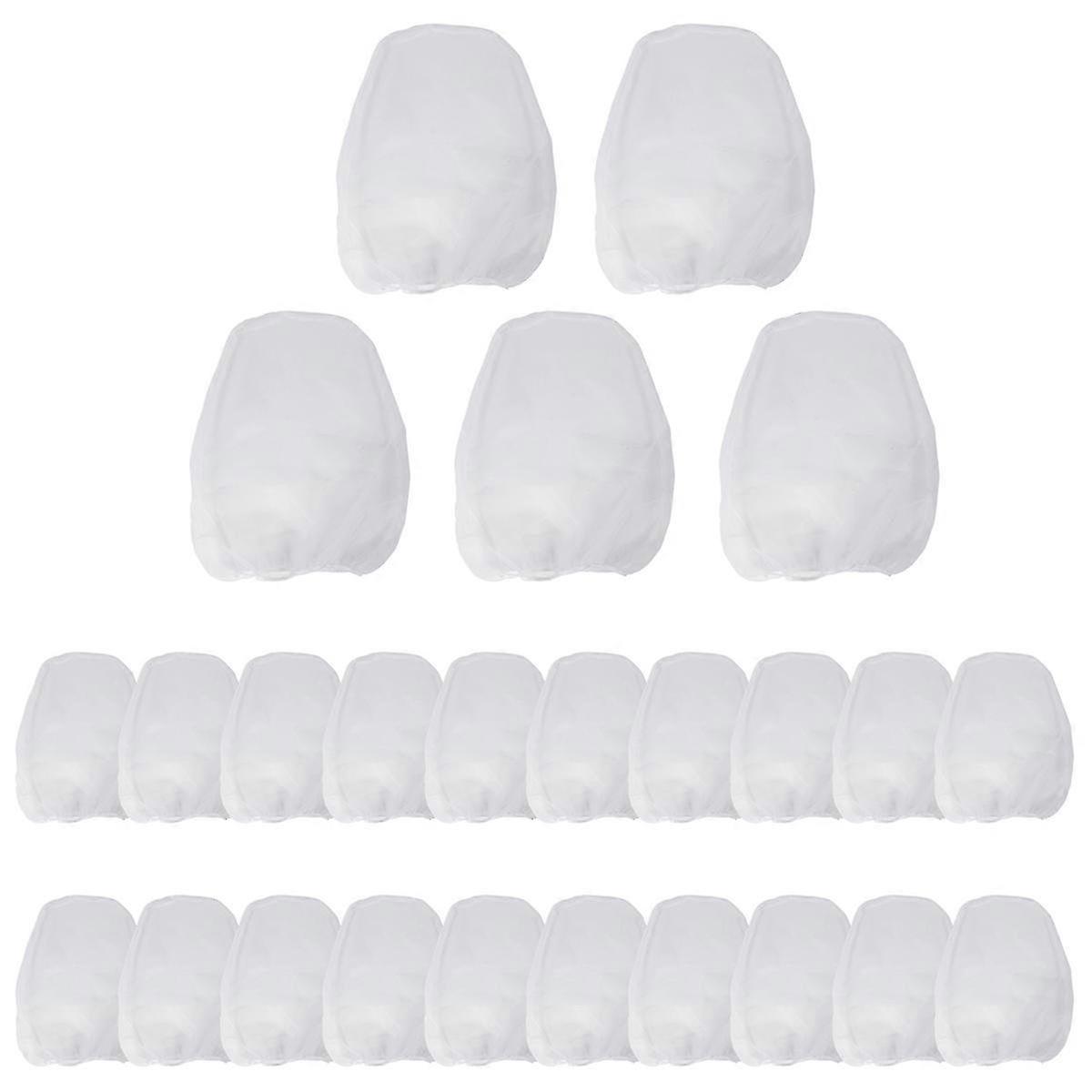 25 Pcs 5 Gallon Elastic Top Paint Strainer Bags White Fine Mesh Bag Paint Filter Bag for Hydroponics Edition 0630