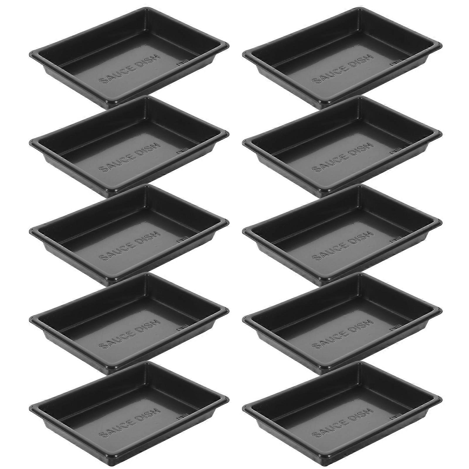 Rectangle Sauce , Design for Serving Mustard and Vinegar
