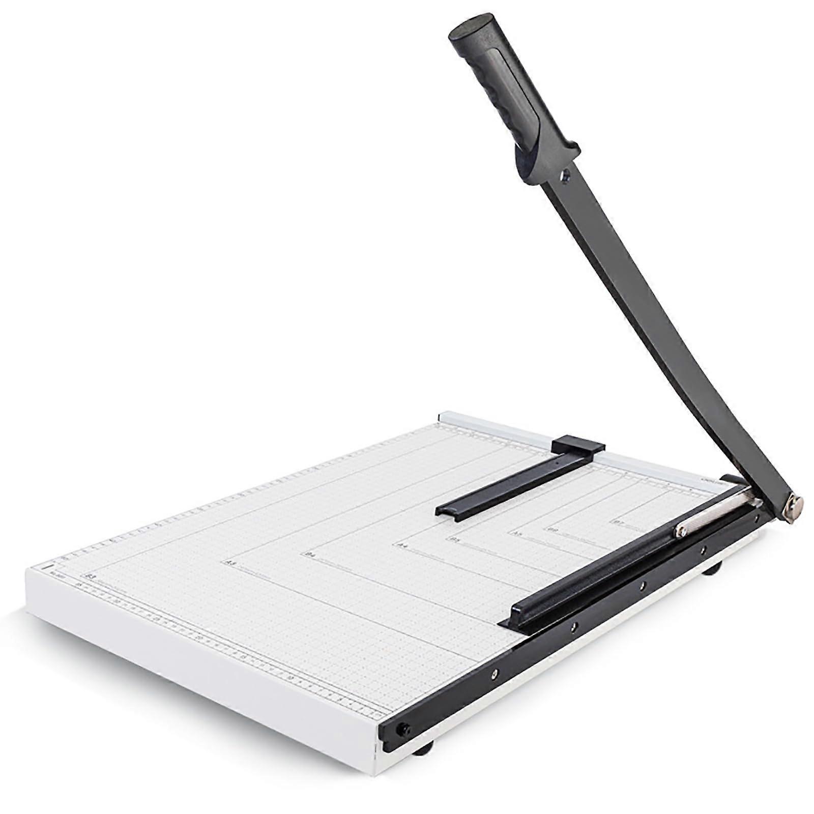 Portable A3 paper cutter with buckle, adjustable ruler, 15sheet capacity