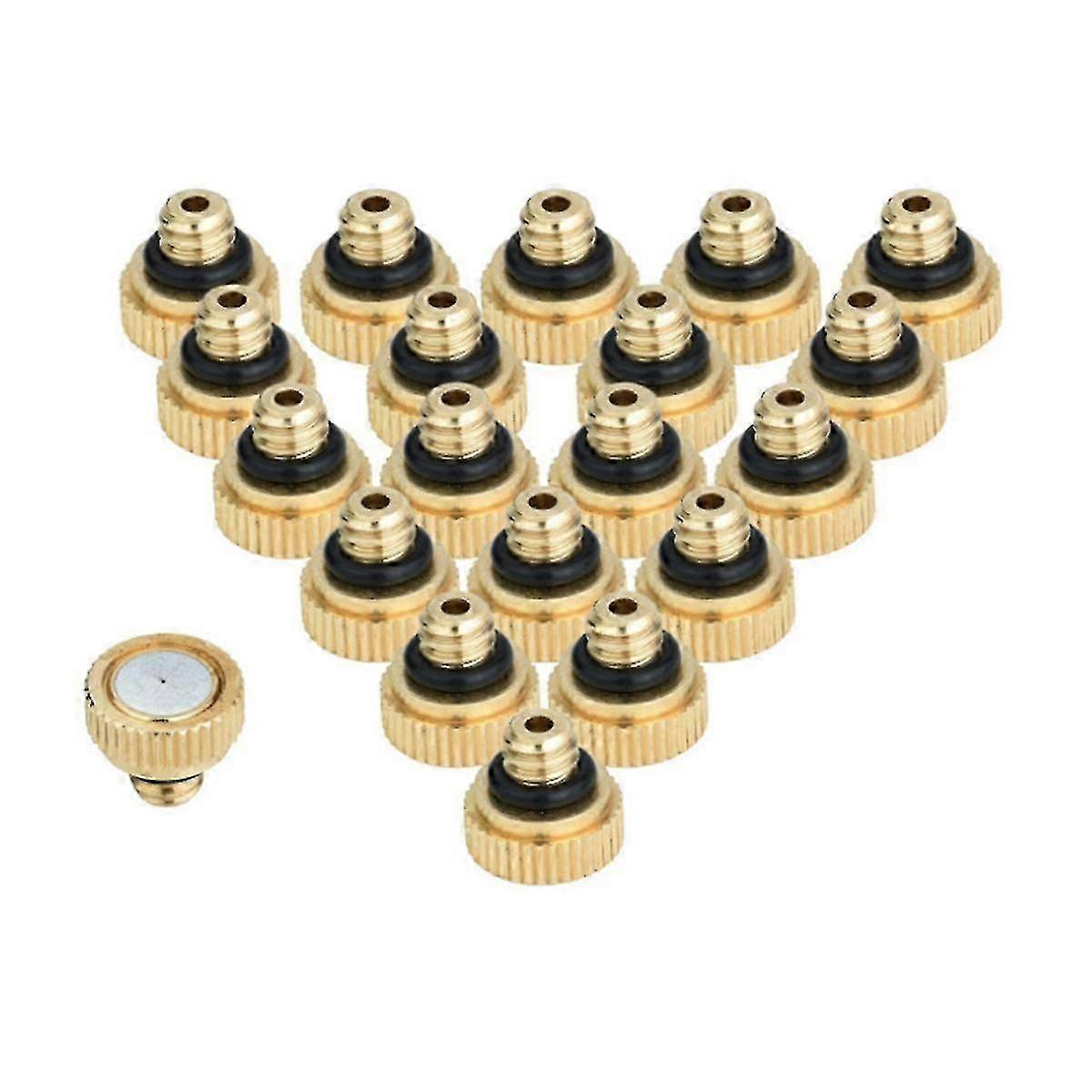 30 in 1 Lead-free Misting Nozzles for Outdoor Cooling System 0.3mm Orifice