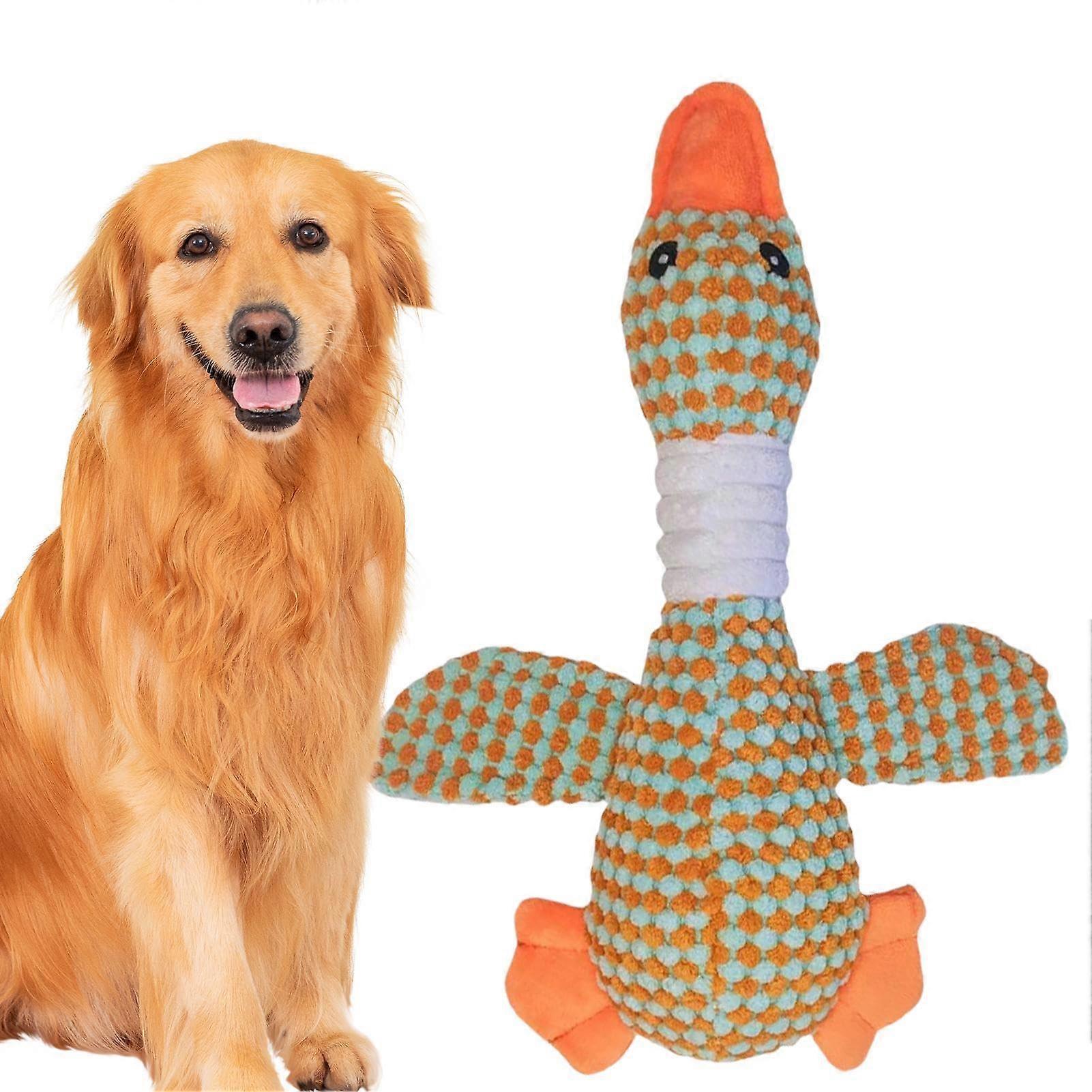 Dog Toy, Squeaky Plush Puppy, Interactive Chew Toy, Durable Bite Resistant Pet Design, Noise Making Toy for Puppies