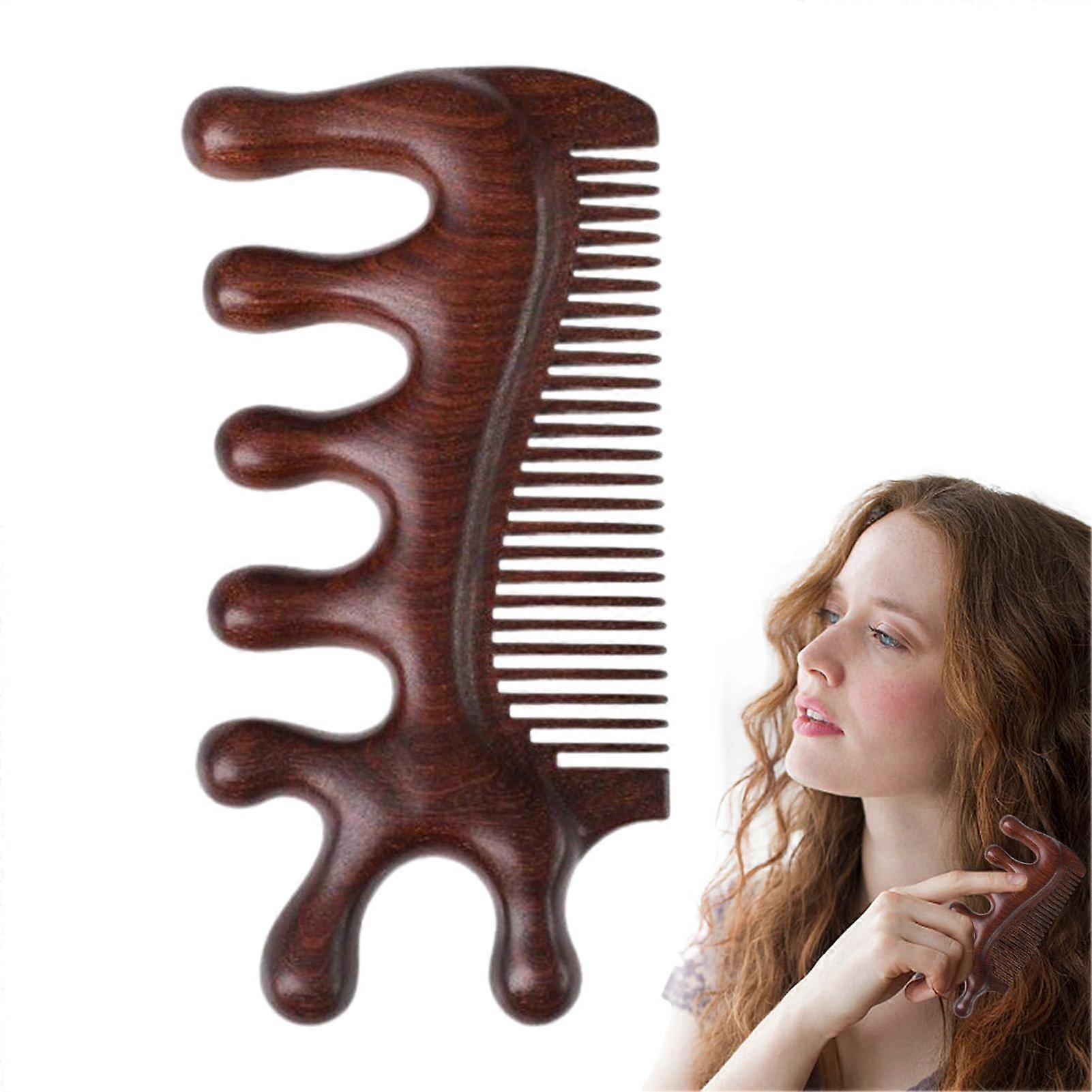Scalp Massage Comb Scraping Massage Comb, Handheld Antistatic Tool for Hair Growth Relaxation of Head, Neck, Body, Arms, Hands, and Face Ref: 8413