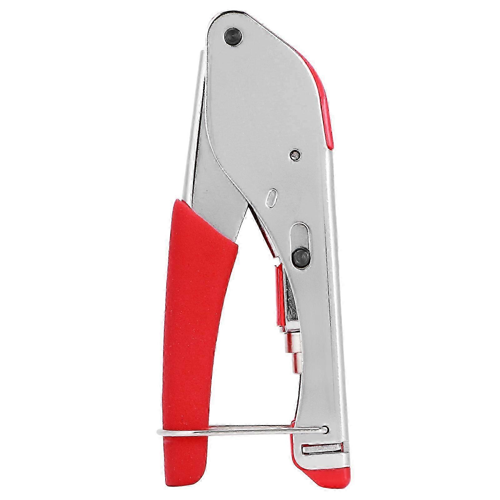 Press Crimping Plier F Type Compression Crimper for Coaxial Cable Tool Steel NonSlip Handle
