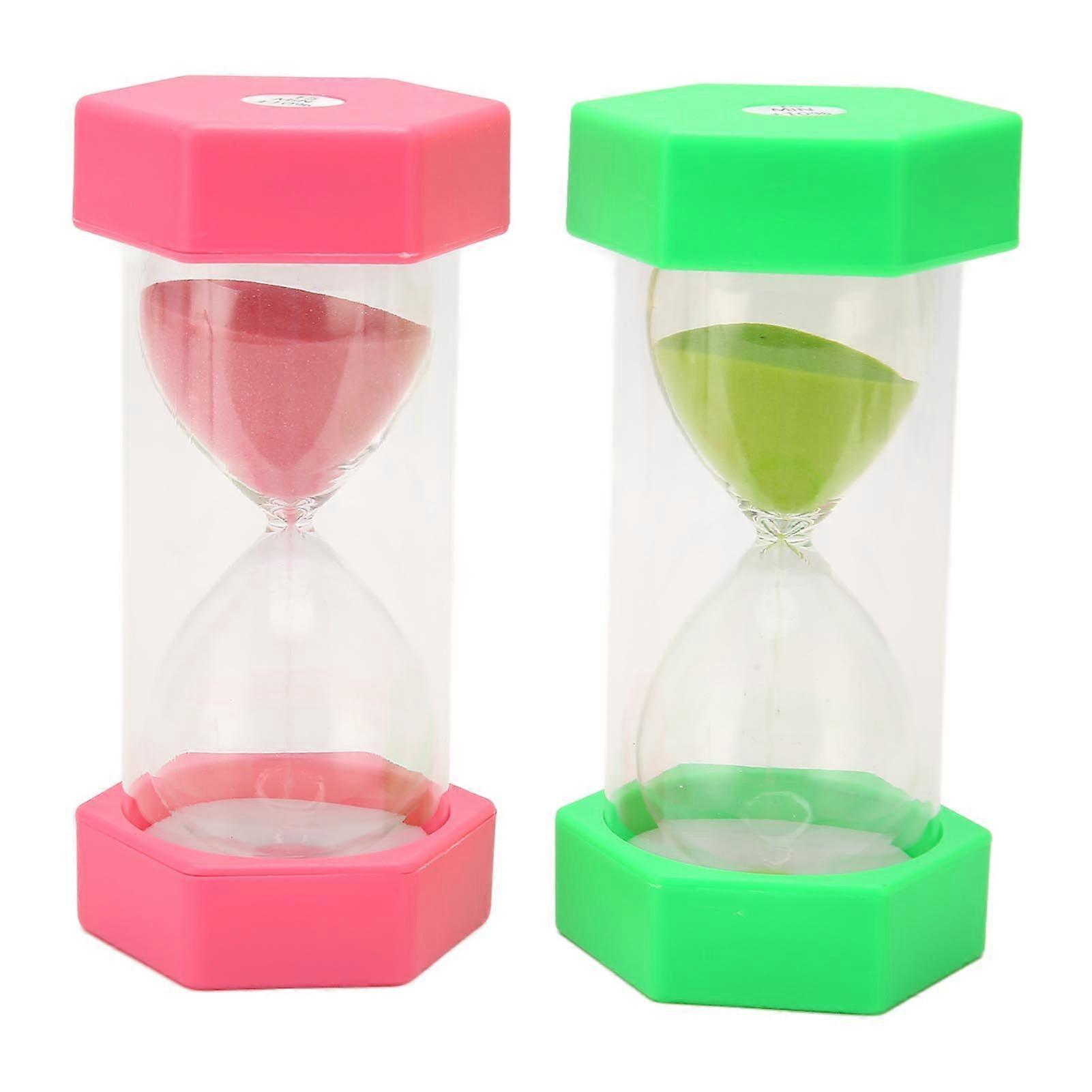 2025 Latest Model  2pcs Hexagonal Hourglass 15 Minutes Learning Sand Timer