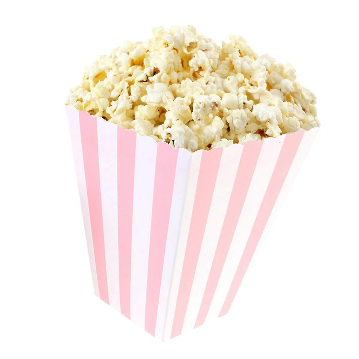 Cute Popcorn Boxes Box Wedding Favors 12*7*0.2 Cm Candy Container 48Pack