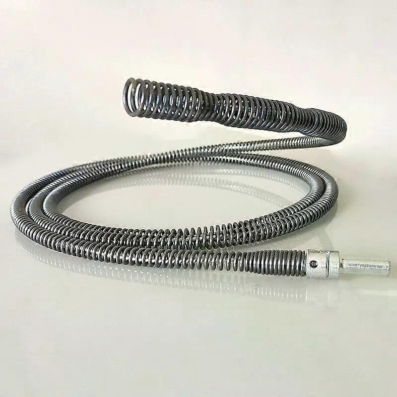 Sewer Dredging Spring Electric Drill Drain Cleaner Machine Extension Sewer Pipe Dredger Cleaning Spring With Connector