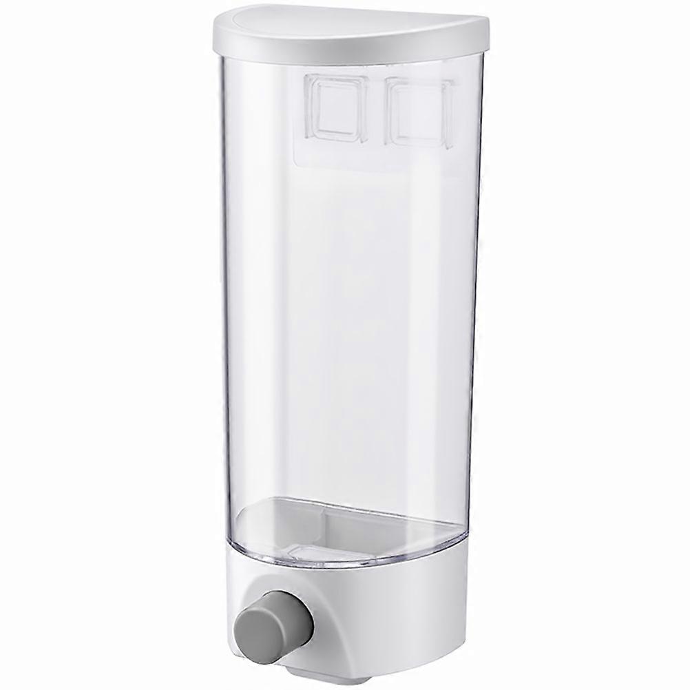 Wall Mounted Storage Jar for Home Kitchen Use ABS Material White Color 1 Pc