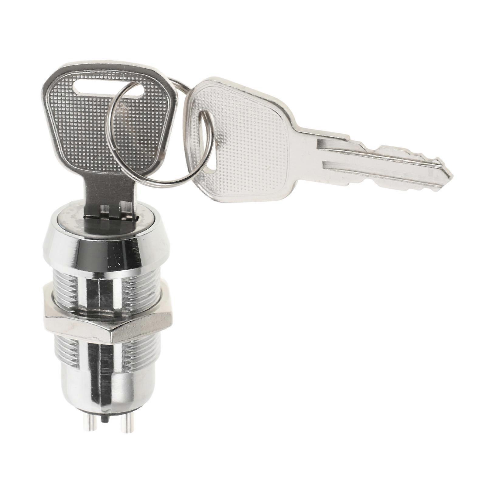 Power Lock Key Switch Replacement for Scooter Forklift Ignition   Zinc Alloy Keyed Start Switch