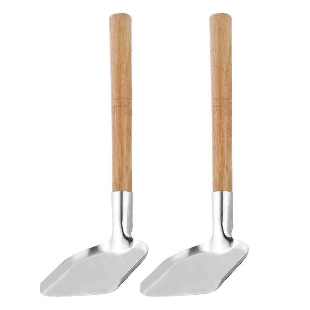 Wood Small Metal Cooking Professional Chefs Assorted Color 33.5X10X10CM Portable 2Set