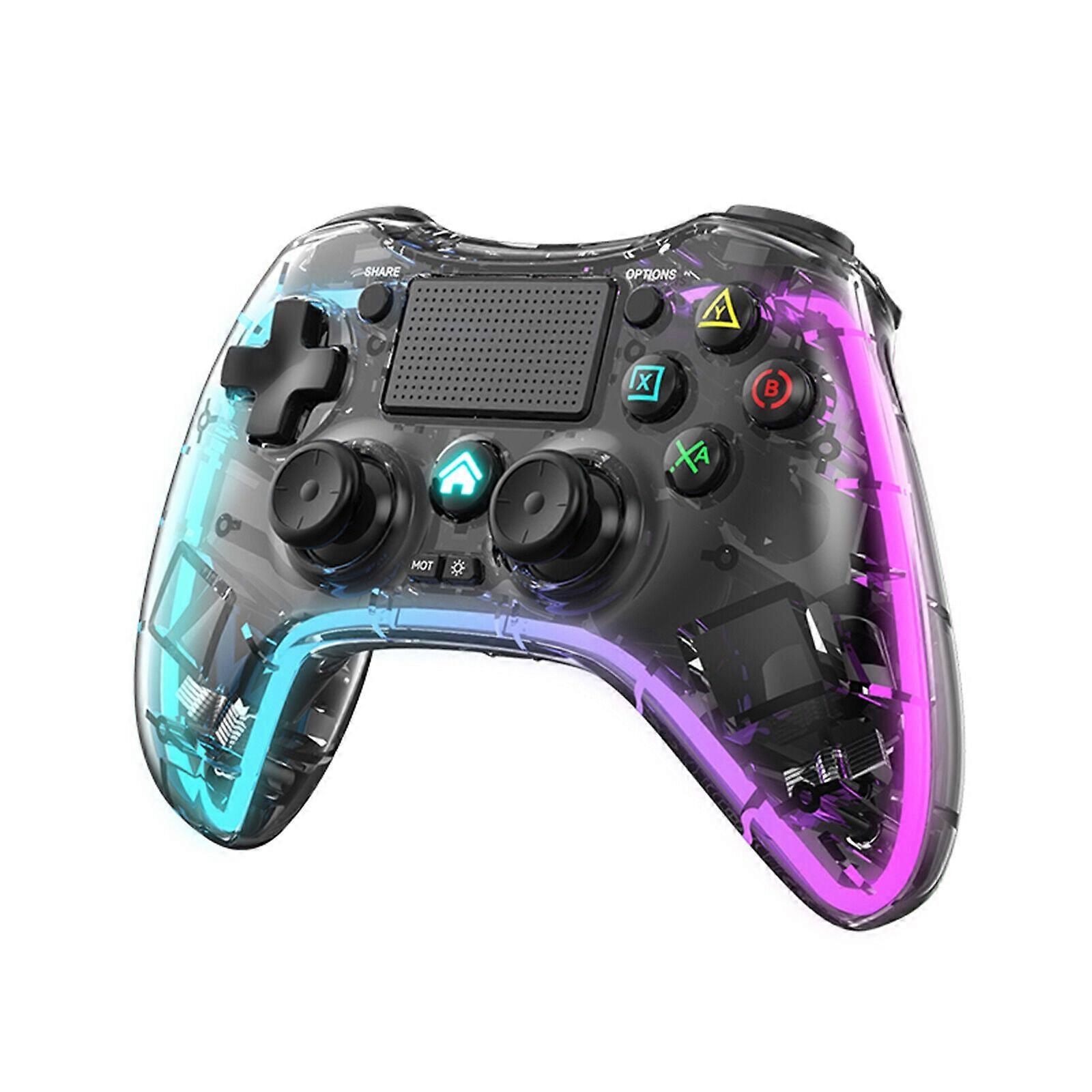 Controller Led Wireless Gamepad Game Handle For Ps4 Android Pc Ios Switch