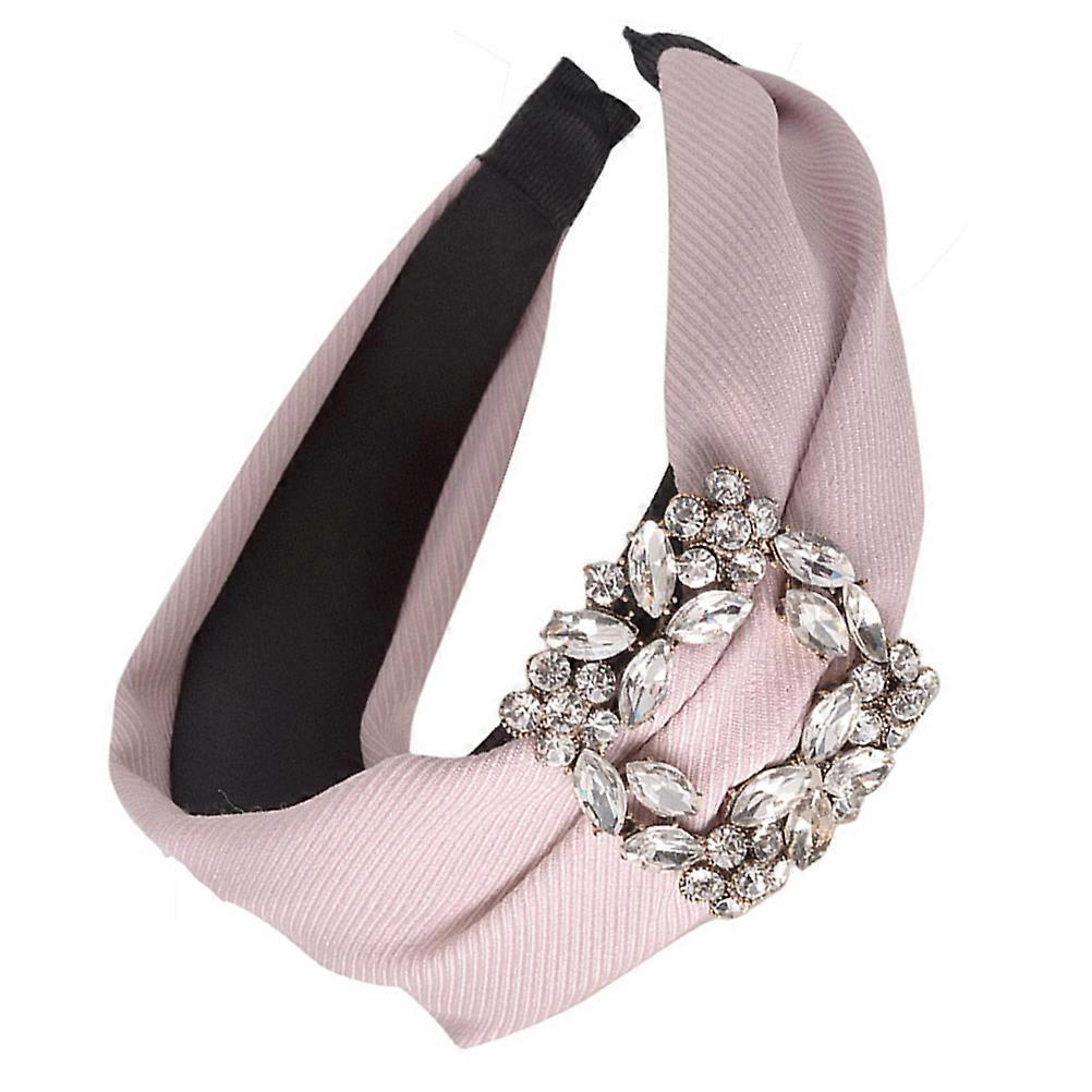 Here's a refined and engaging product description based on the details you provided:
**Elegant Rhinestone Wide Hair Clasp for Women – Stylish