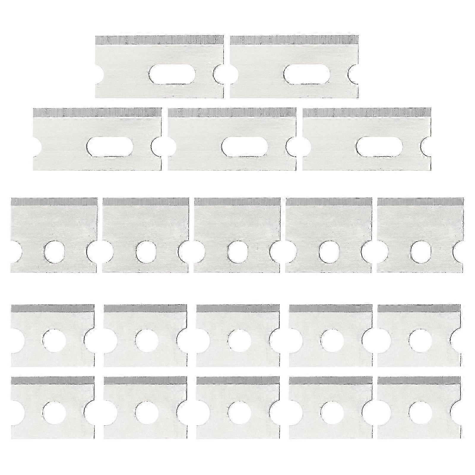 20Pcs Crimp Tool Replacement Blades Practical Ethernet Cable Cutter (Silver) Edition 0619