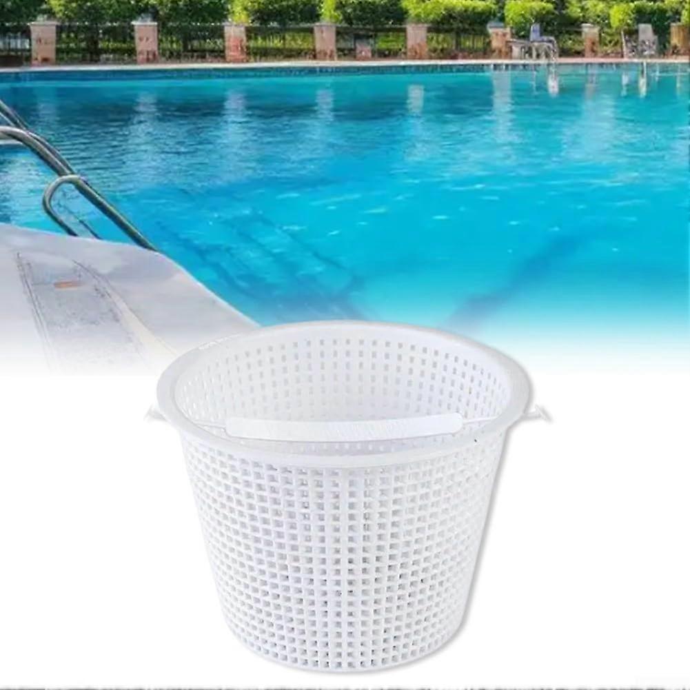 Skimmer Basket Heavy Duty Weighted With Handle For Easy Maintenance, 20.3 cm Diameter