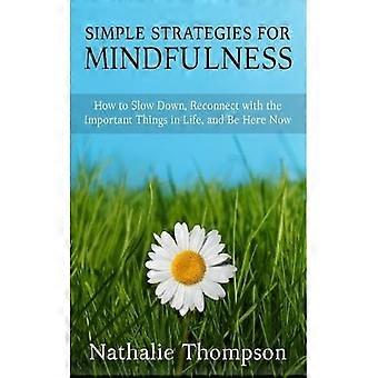 Simple Strategies for Mindfulness : How to Slow down, Reconnect with the Important Things in Life, and Be Here Now