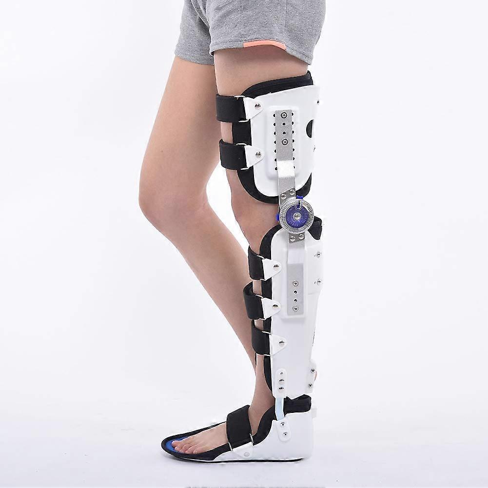 Adjustable knee brace, Foldable kneefoot support, Adjustable locking protection for knee rest