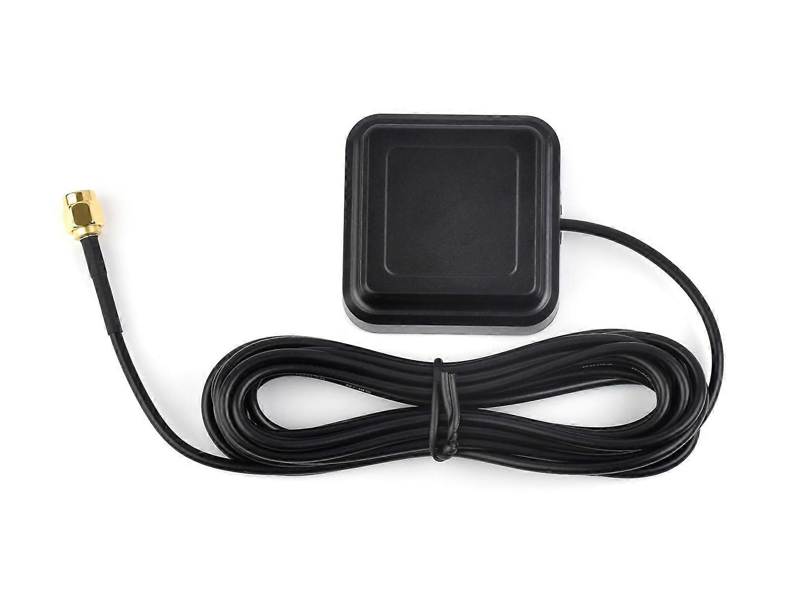 GNSS L1L5 Dual Frequency Active Antenna, SMAJ Connector, Supports BD/GPS/Galileo/QZSS/IRNSS, Compatible with Raspberry Pi Board and GPS HAT
