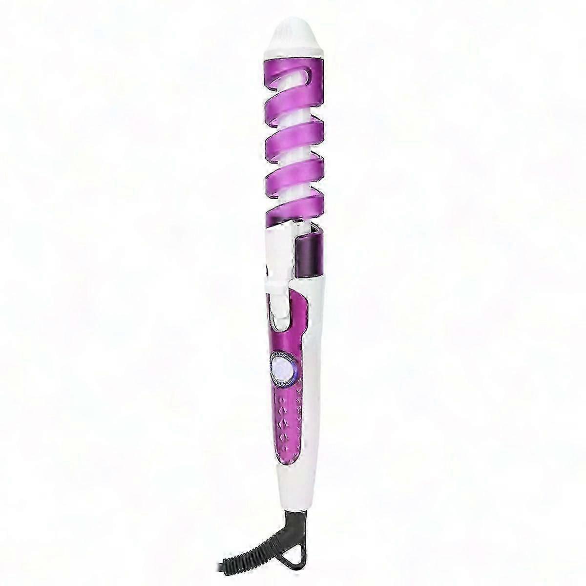 Electric Rotary Curling Iron Spiral Hair Curler Anti-Scald Styling Tool with EU Plug