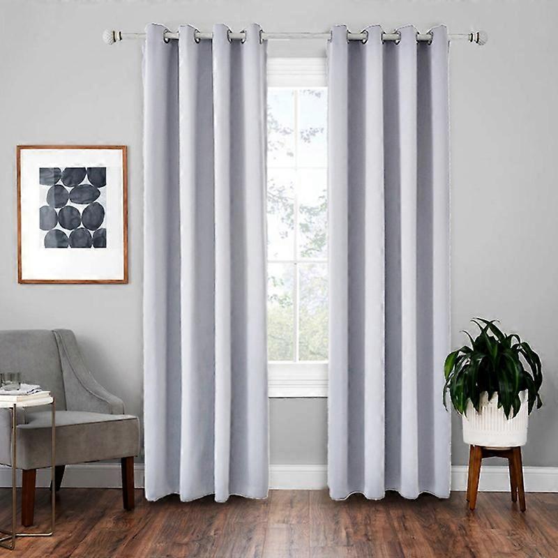High-precision Curtain Shade Cloth Insulation Solid Curtain 52x84(132x213)