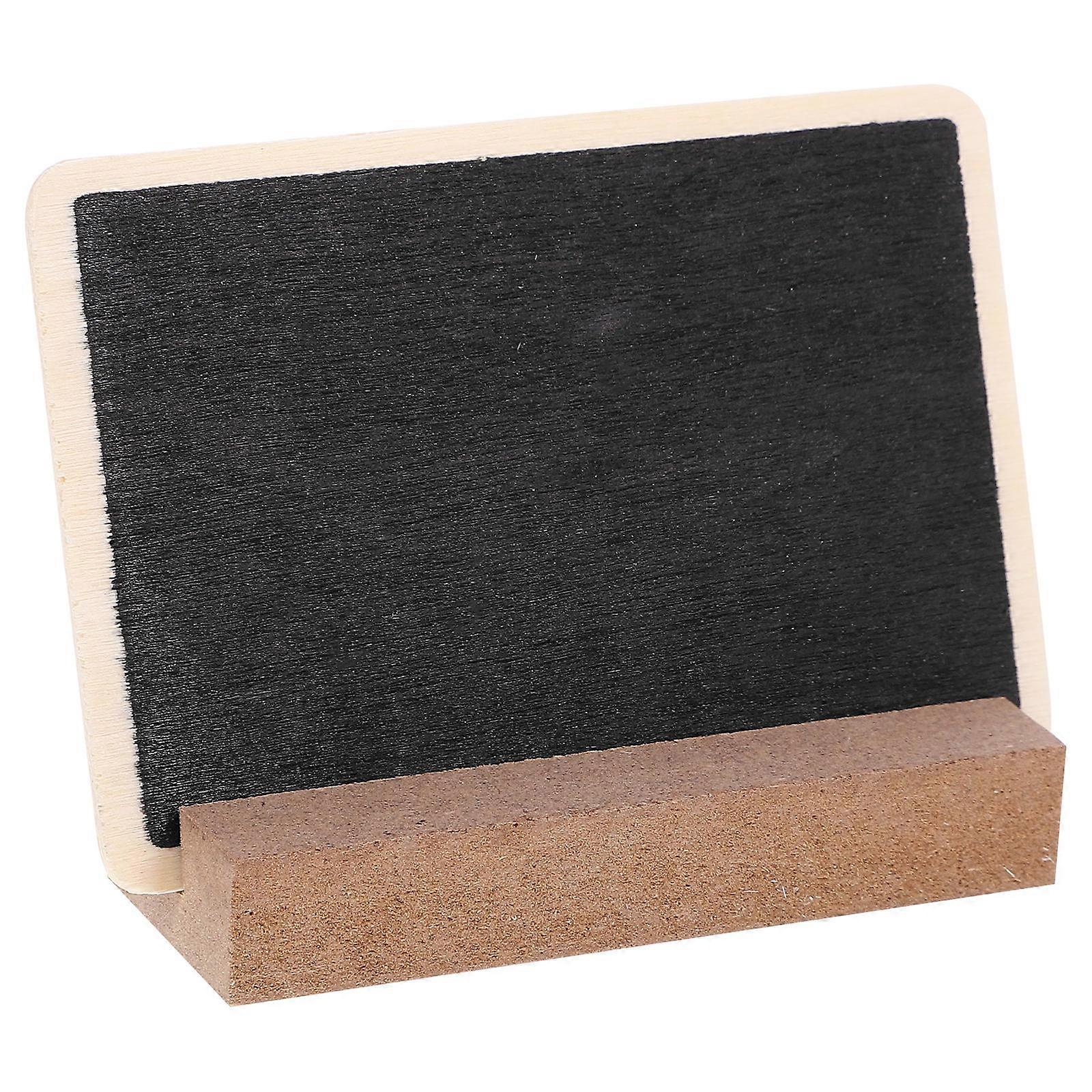 Mini Blackboard Message Board Tabletop Decoration .00X6.00X1.00CM Wood Craft Item 10 Sets