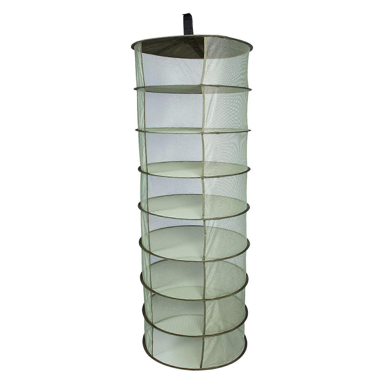 Foldable Drying Net Multi-Layer Drying Rack Home Users Gardeners Use Olive Green 160x60cm Storing 1Pack