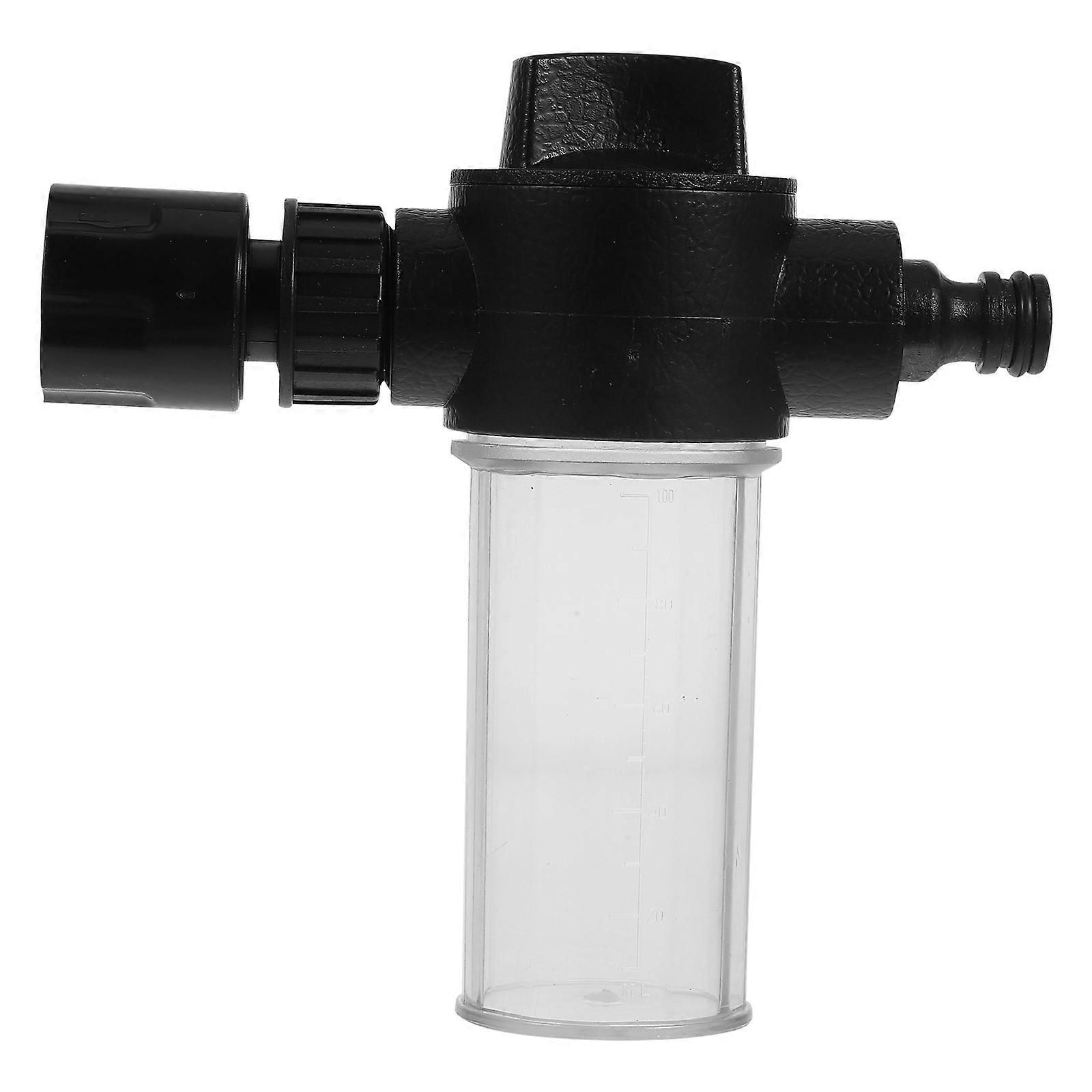 Black Car Wash Foam Sprayer with Efficient Foam Generation for Easy Cleaning Tasks and Comfortable Grip in Plastic