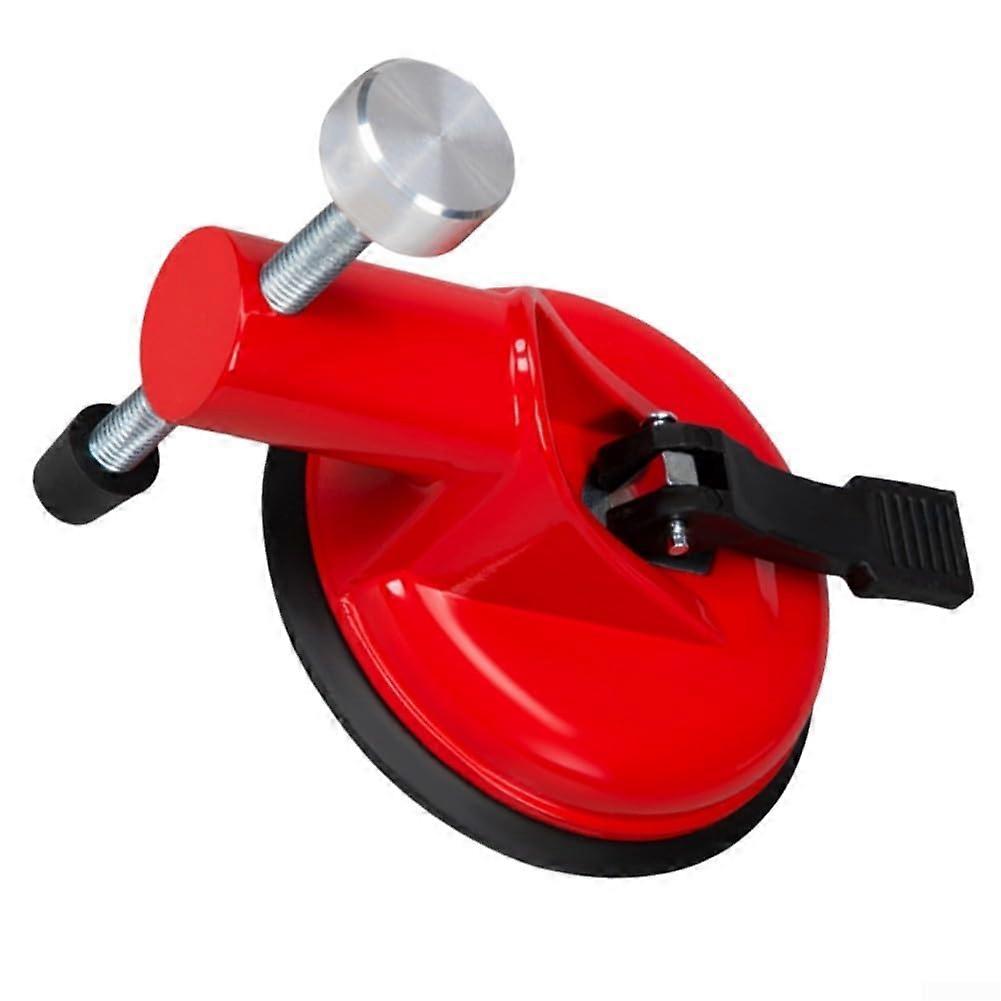 Tile Leveling Tool 120mm Suction Red ABS Stainless Steel Marble Stone Installation Tensioner