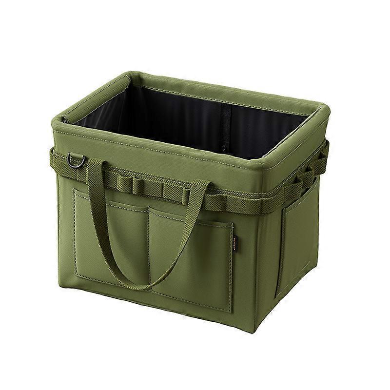 حقيبة أدوات قابلة للطي متعددة الوظائف مع جيوب جانبية ، قماش أكسفورد شديد التحمل ، منظم تخزين محمول