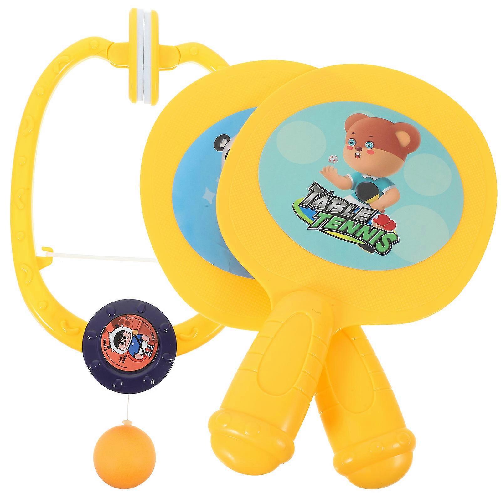 Indoor Table Tennis Training Kit Hanging Set for Skill Enhancement, Coordination & Family Fun Interactive Play