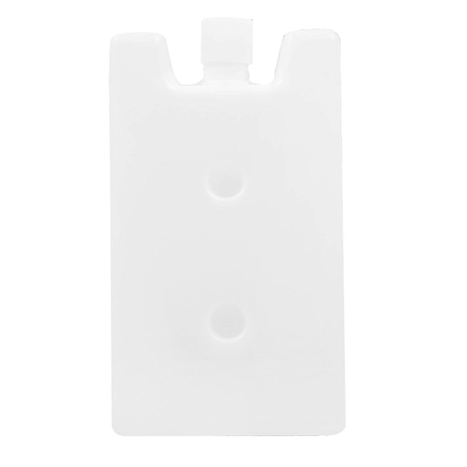 Reusable Ice Packs for Coolers and Lunch Boxes Slim Design for Storage White Plastic 400ML