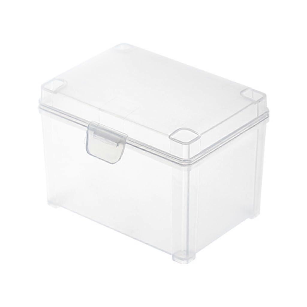 Card Storage Card Deck Box for Playing Cards Trading Cards Sports Cards Playing Card Case Clear Stackable Cards Storage Box As Described