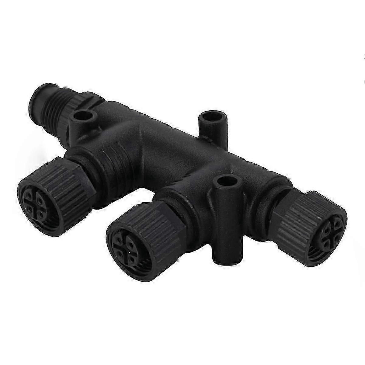 Nmea 2000 T Connector 4 Port 5pin M12 Thread Ip67 Nmea 2000 (n2k) (tee) T-connector For