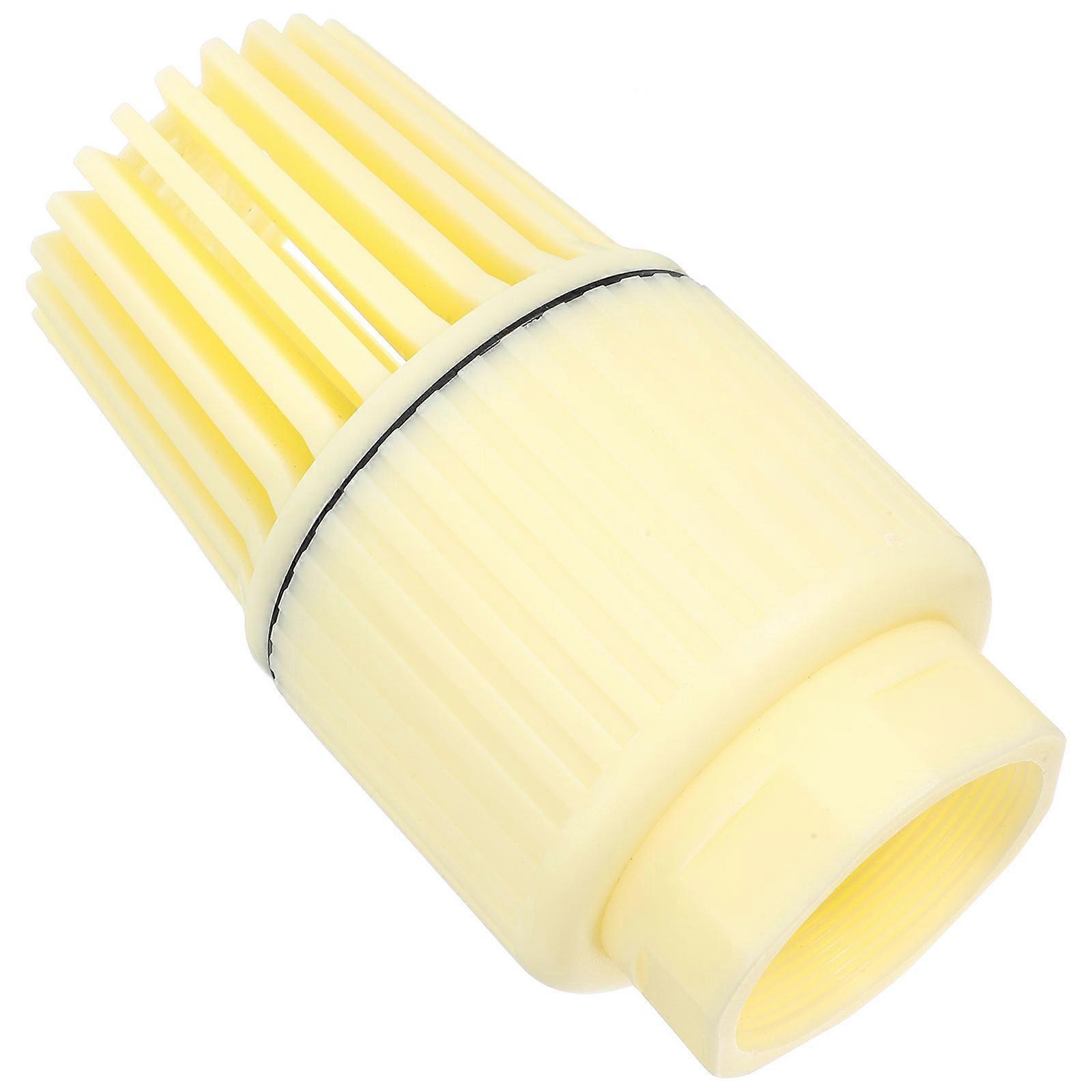 White PVC Check Valve for Water Pump with Threaded Connection Preventing Backflow Ideal for Garden