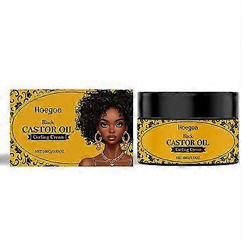 Hoegoa Marokkaanse voedende stylingcrème, milde ingrediënten, krullend haar, styling, verzorging, styling, voedende natuurlijke zachtheid