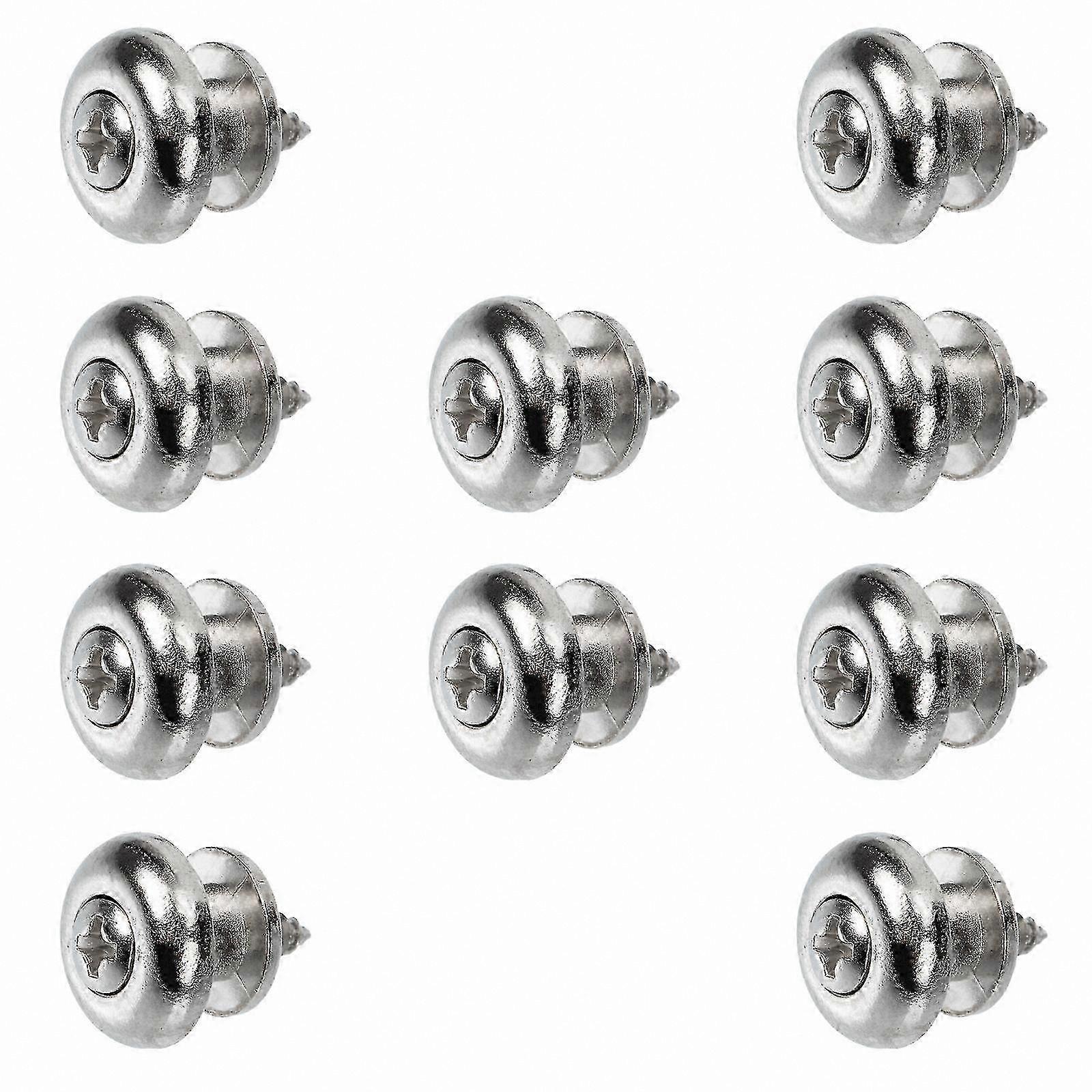 10Pcs Guitar Strap Locks for Electric Guitars - Durable Studs and Buckle Fixators for Secure Performance Accessory