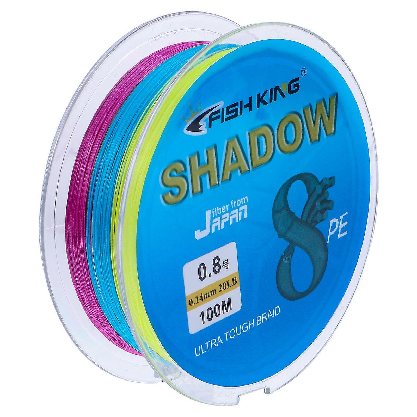 Multifilament Braided Fishing Line Fishing Supplies For Anglers 100m Assorted Color Zero Stretch 1Pcs