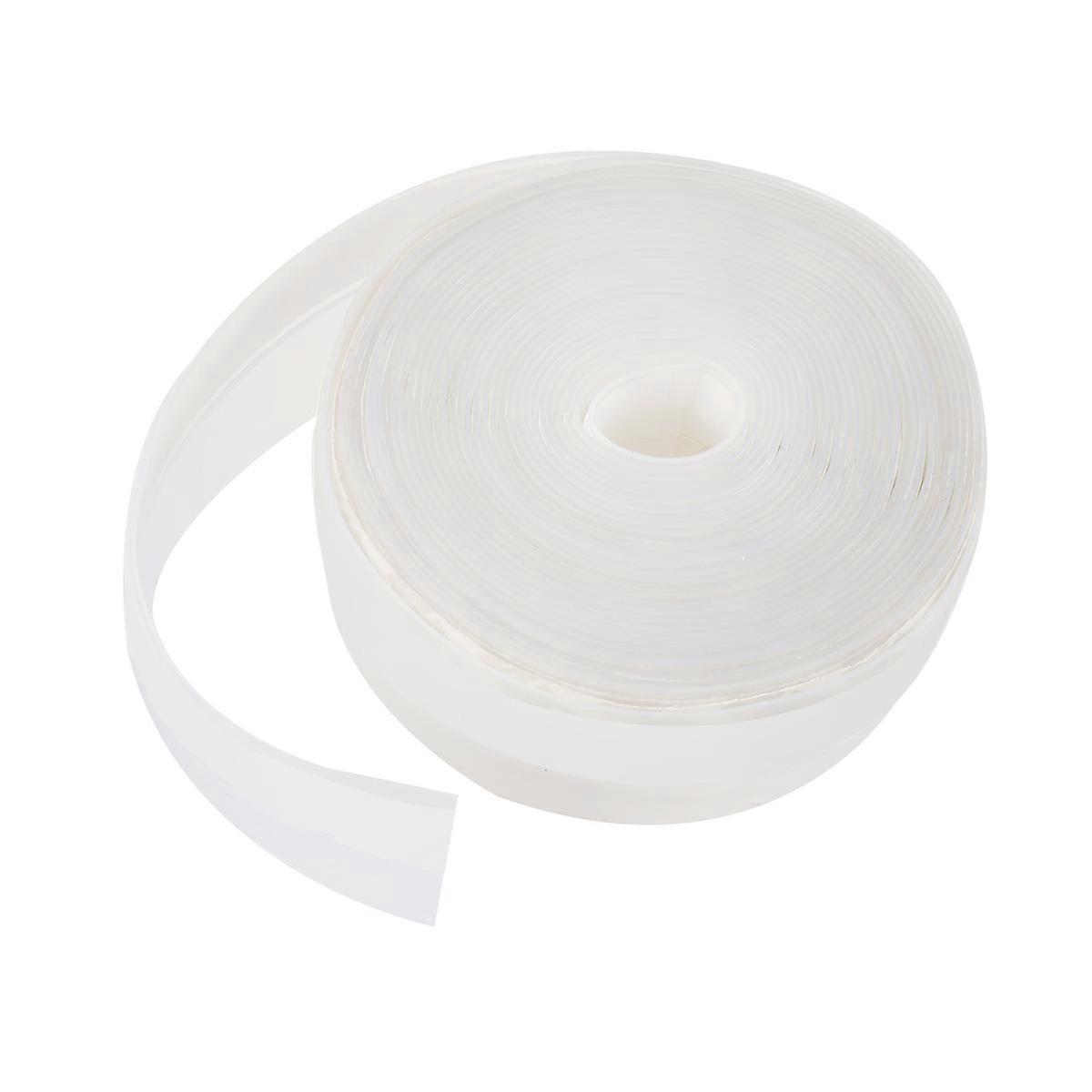 Silicone Rubber Sealing Strip Roll for Home Use Transparent Soundproof and Waterproof 5m Long 35mm Wide